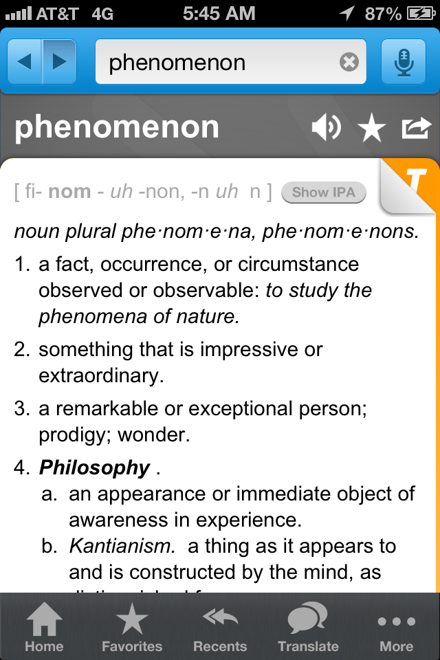 Dictionary.com Dictionary & Thesaurus - No Ads iPhone Dictionary.com Dictionary & Thesaurus - No Ads iPhone